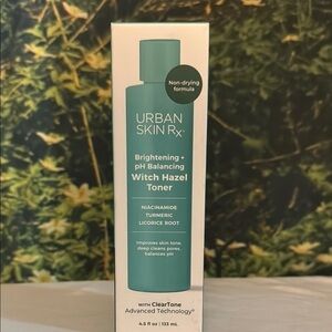 NIB Urban Skin Rx Brightening + pH Balancing Witch Hazel Toner Vegan